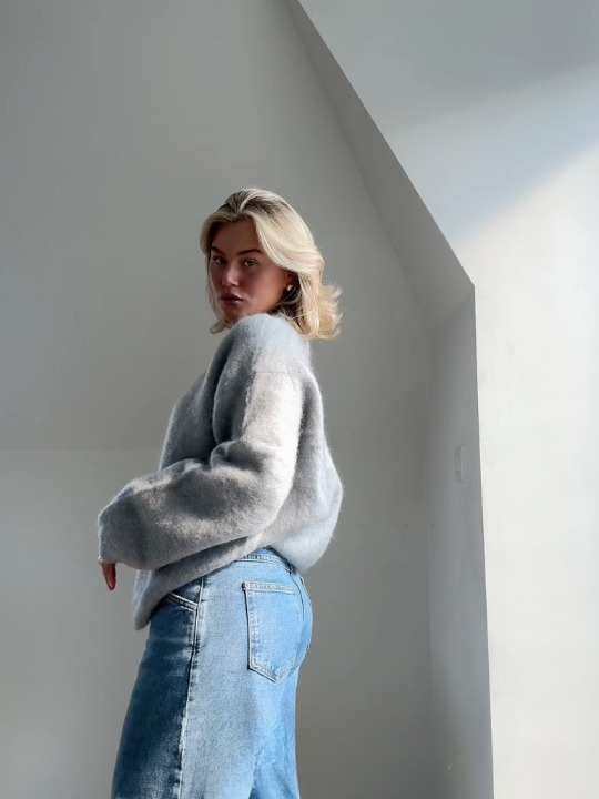 Stilla | blød Mohair-strikpullover
