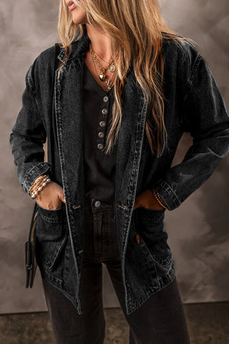 Stilla | Langærmet Denimjakke