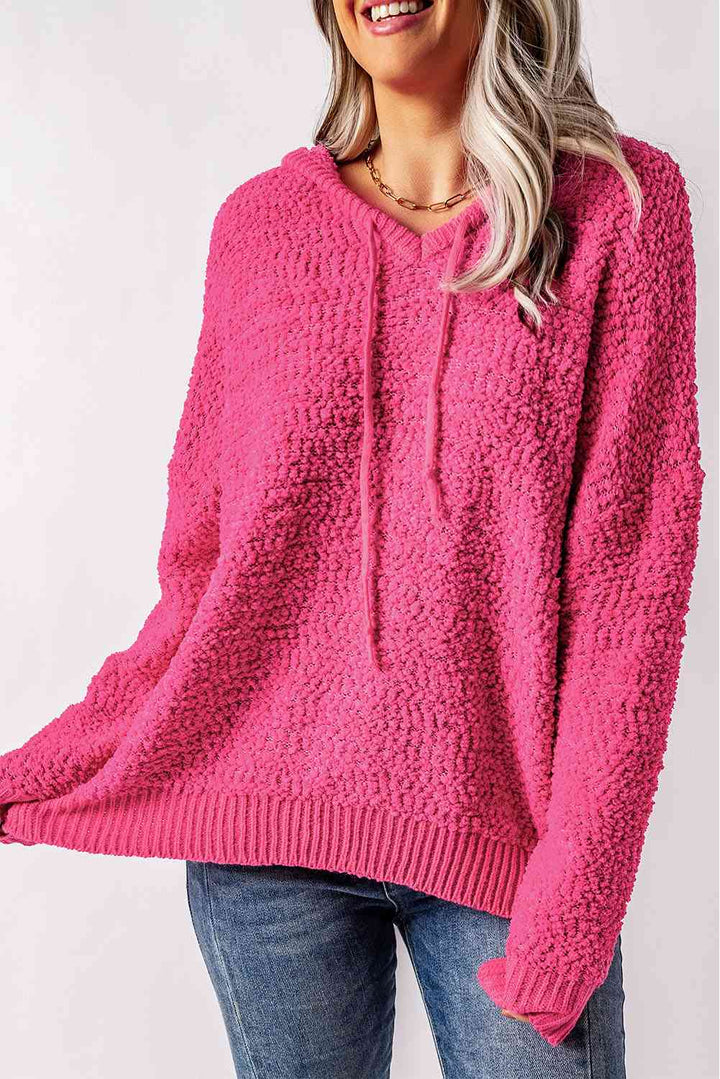 Stilla | Strik Split Hætte Sweater