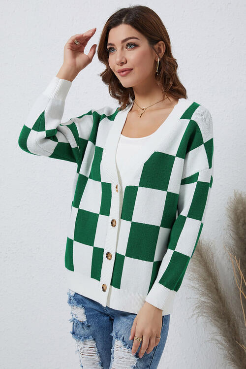Stilla | Knap-op Dropped Shoulder Cardigan