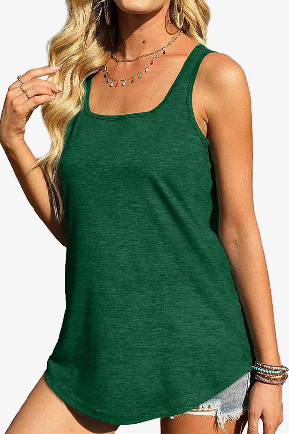 Stilla | Hem Square Neck Tank