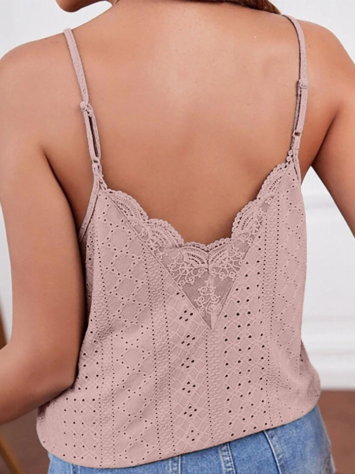 Stilla | Blonde Detalje V-Hals Cami