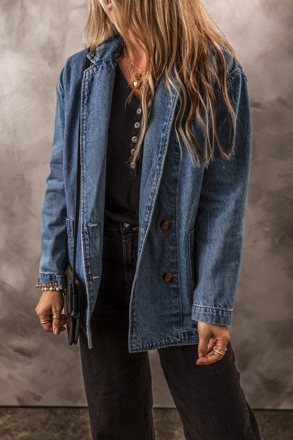 Stilla | Langærmet Denimjakke