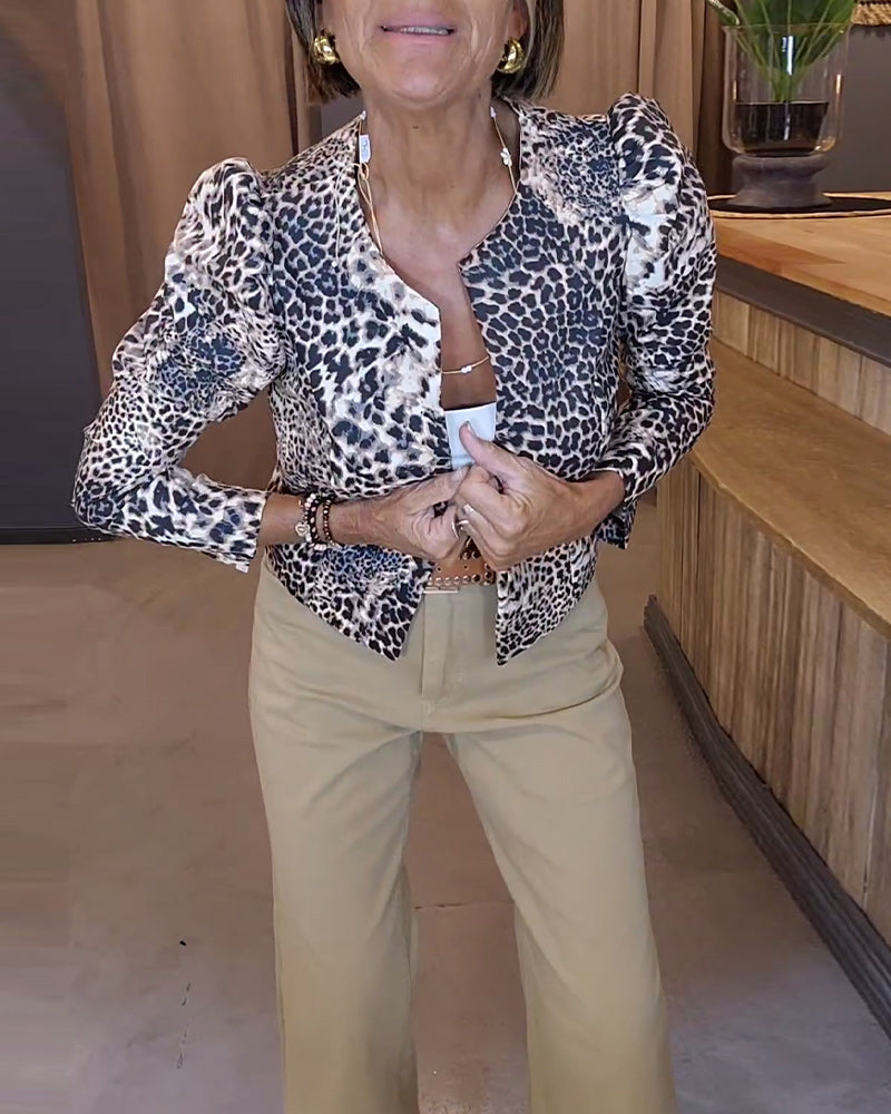 Stilla | Pufærmer og leopardmønster