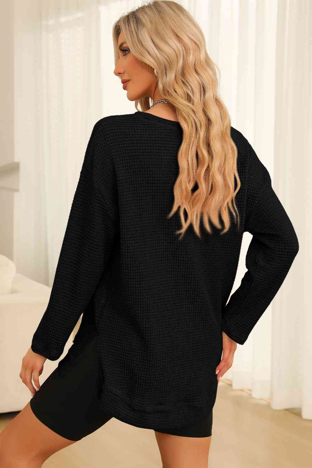 Stilla | Strik Rund Hals Langærmet Sweatshirt