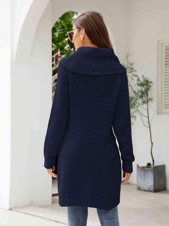 Stilla | Vaffelstrik Slidsweaterkjole
