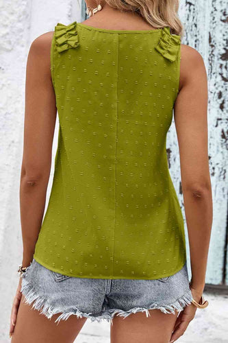 Stilla | Dot Shoulder Detail V-hals Tank