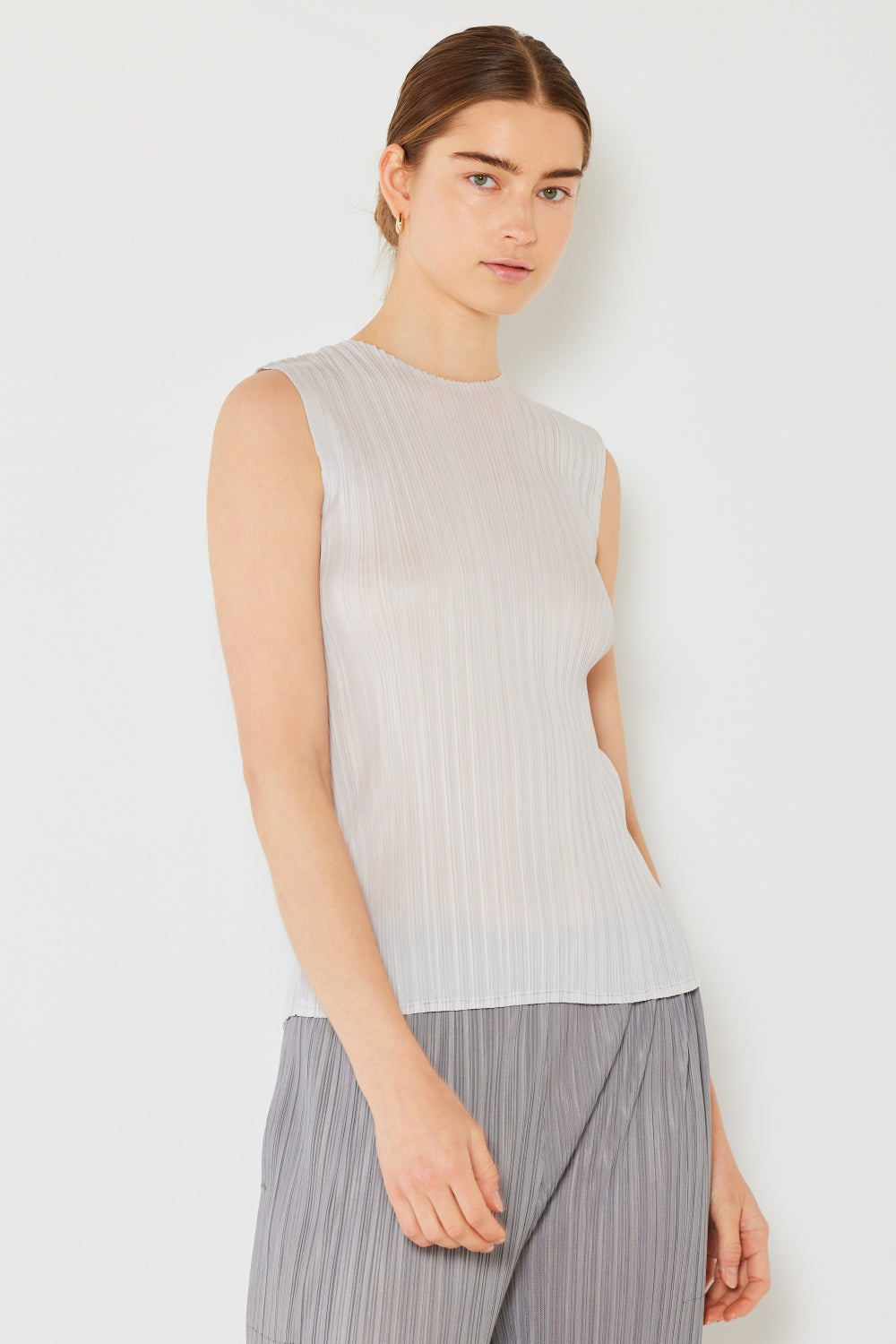 Stilla | West Swim Plisseret Uden Ærmer Crewneck Tank