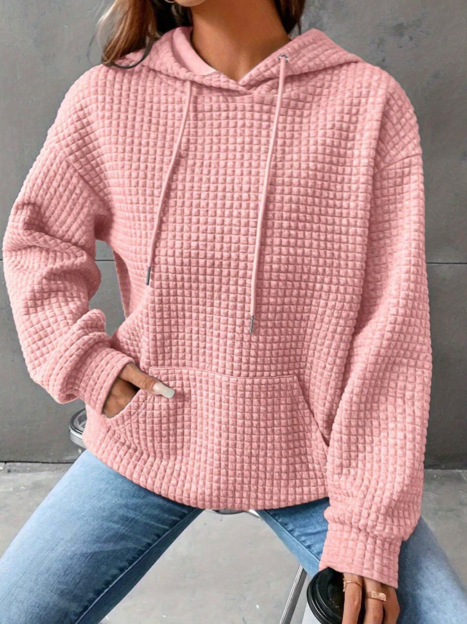 Stilla | Sweatshirts i Ensfarvet Til Kvinder, Store Størrelse