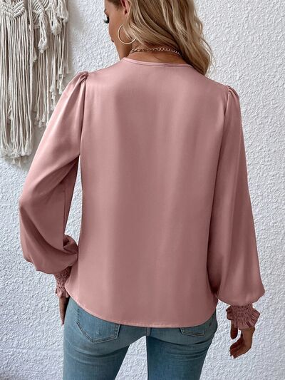 Stilla | Vaffel-strikket Bluse