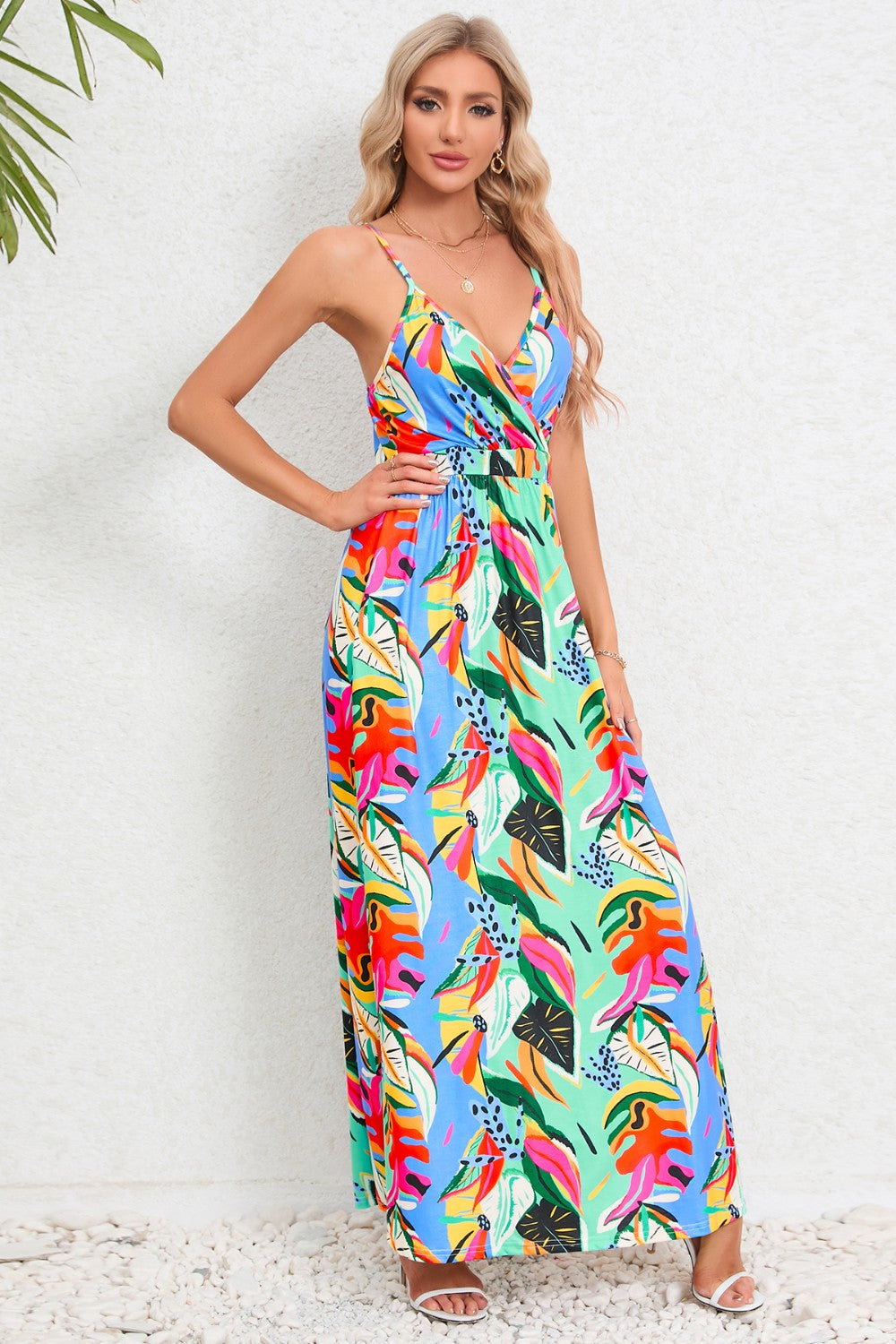 Stilla | Surplice Maxi Cami Kjole