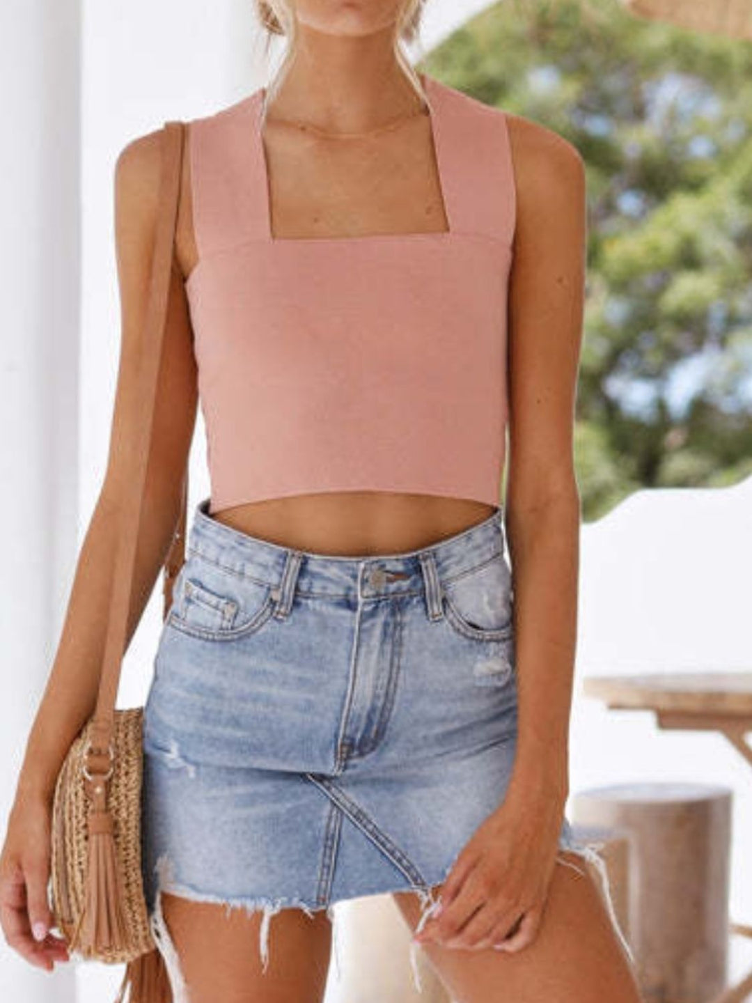 Stilla | Hals Bred Strop Tank