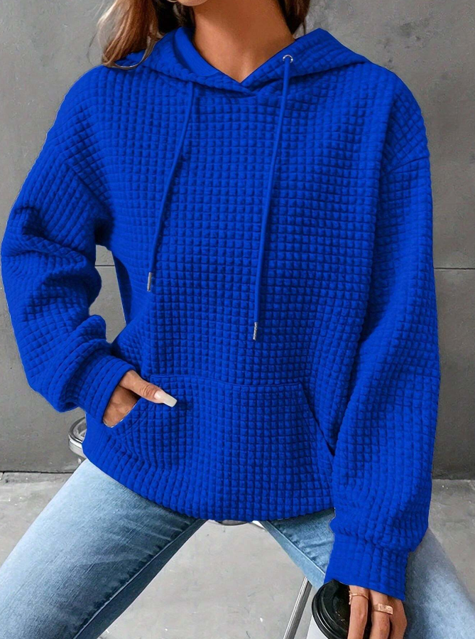 Stilla | Sweatshirts i Ensfarvet Til Kvinder, Store Størrelse