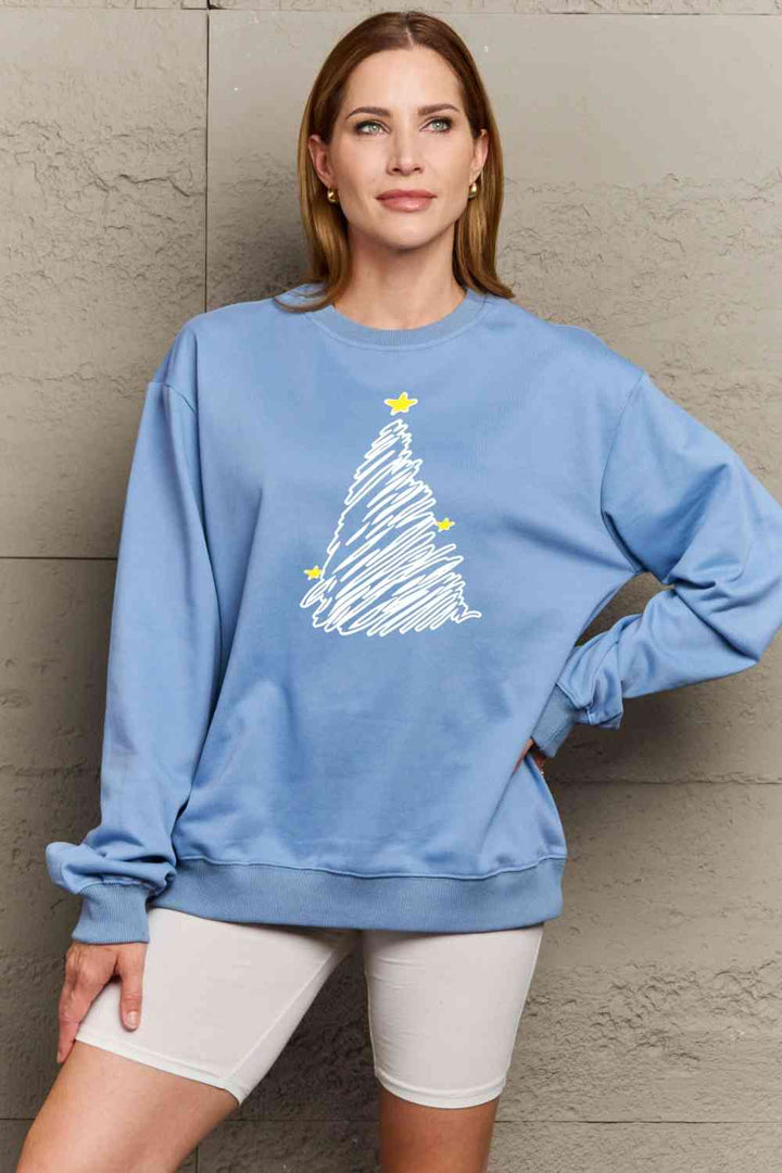 Stilla | Love Full Size Graphic Sweatshirt