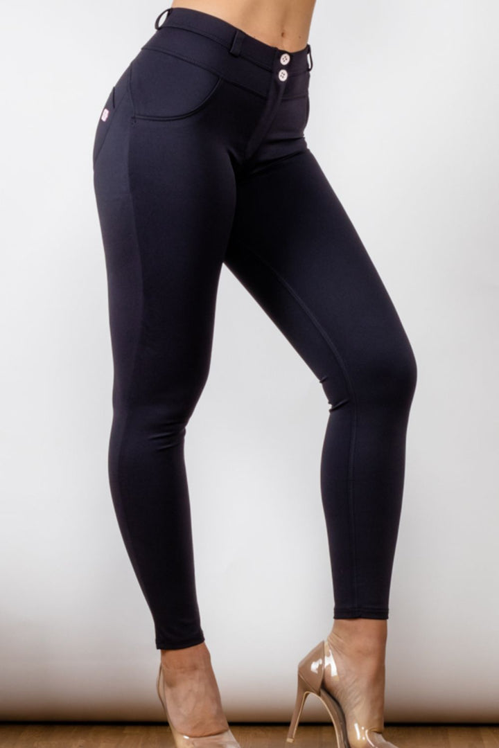 Stilla | Knaplåste Slim Långa Jeans