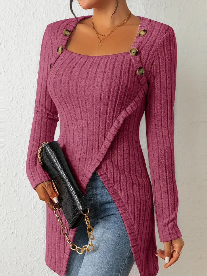 Stilla | Stilfuld Ribbet Pullover til Kvinder