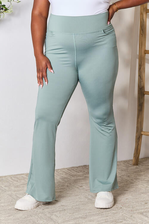 Stilla | Full Size Wide Waistband Sportsbukser