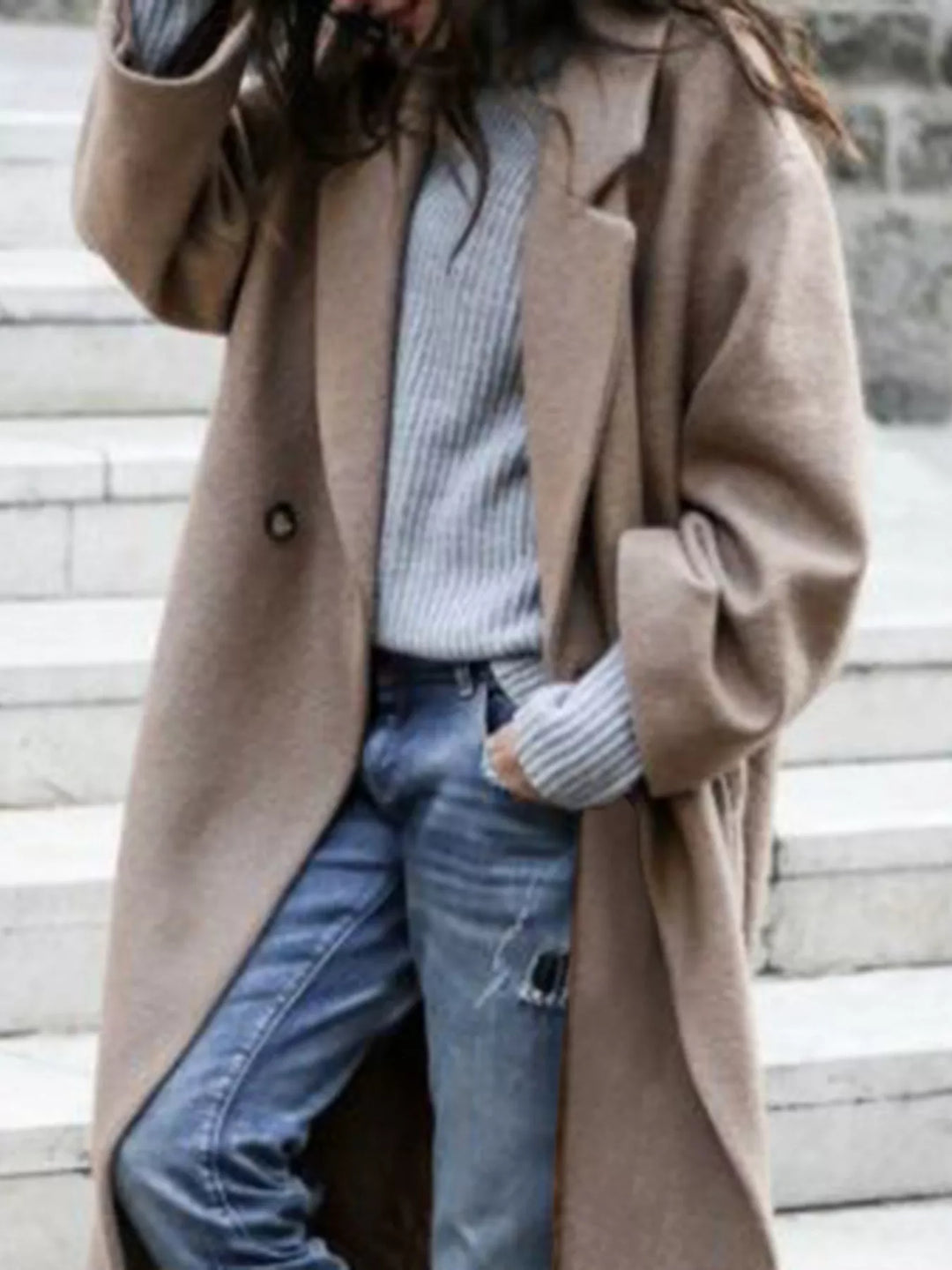 Stilla | Dame Oversized Lang Vinterfrakke