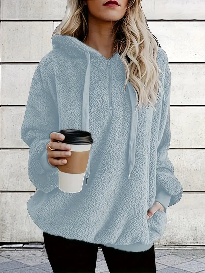 Stilla | Behagelig Og Løs Fleece-sweater Med Lange Ærmer