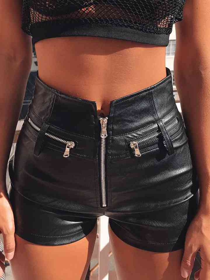 Stilla | Størrelse Lynlås Shorts Med Lomme