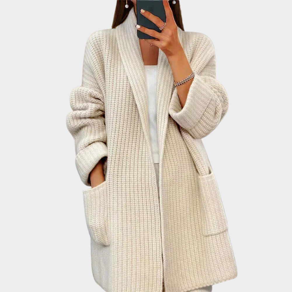 Stilla | Cozy Strikket Uld Cardigan Sweater