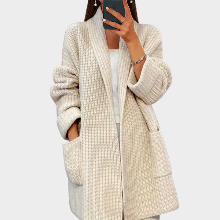 Stilla | Cozy Strikket Uld Cardigan Sweater
