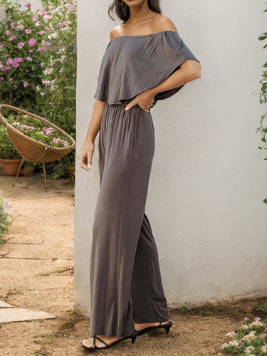 Stilla | Skulder Bred Ben Jumpsuit