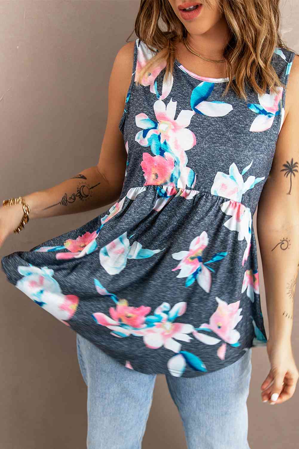 Stilla | Peplum Tank Top