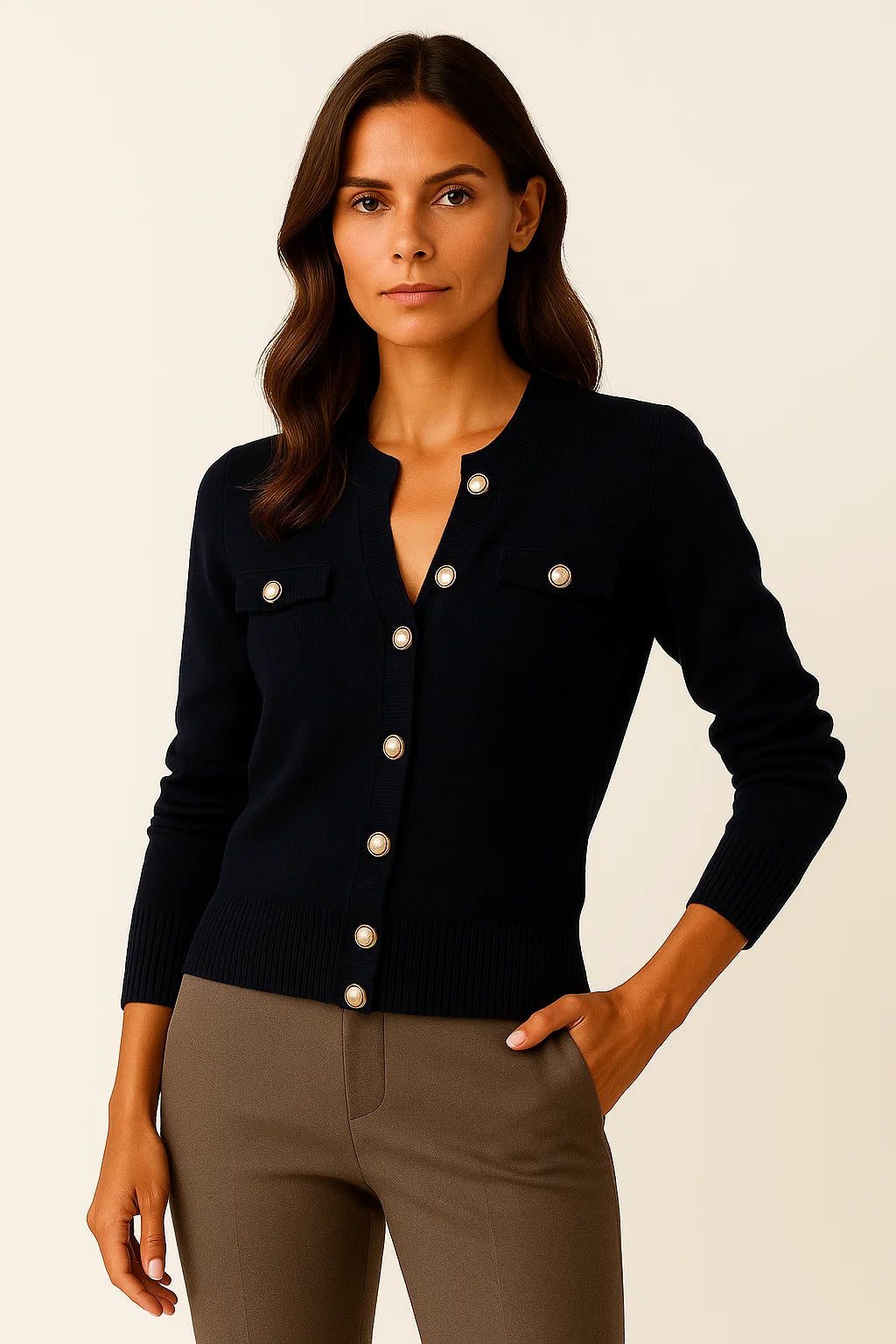 Stilla | Moderne, Komfortabel Cardigan med Lange Ærmer