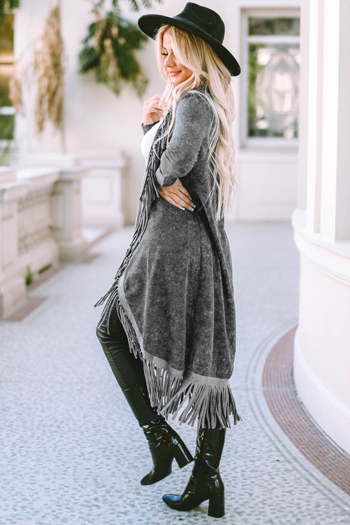 Stilla | Detalje Langærmet Cardigan