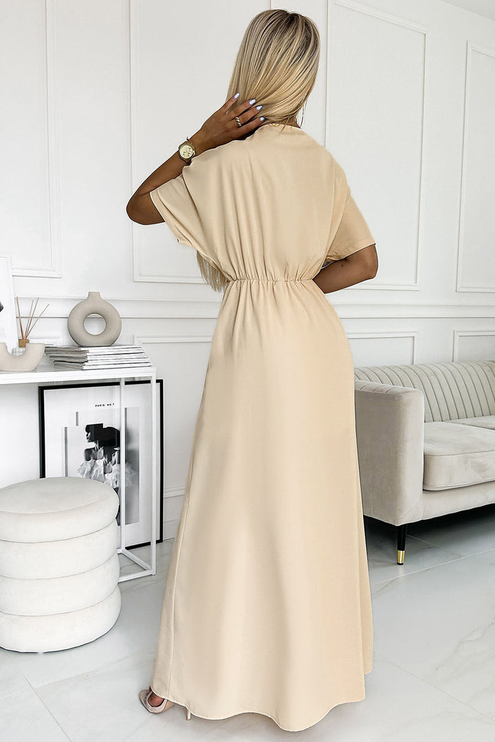 Stilla | Hals Slids Maxi Kjole