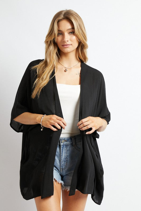 Stilla | Solid Kimono Cardigan