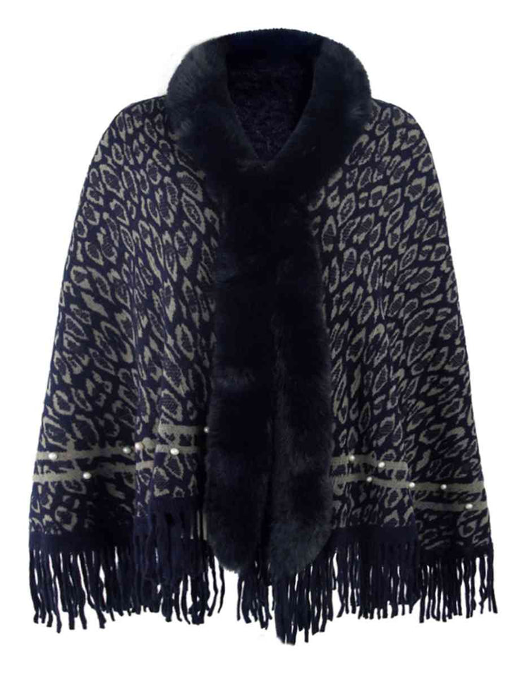 Stilla | Fringed Hem Poncho