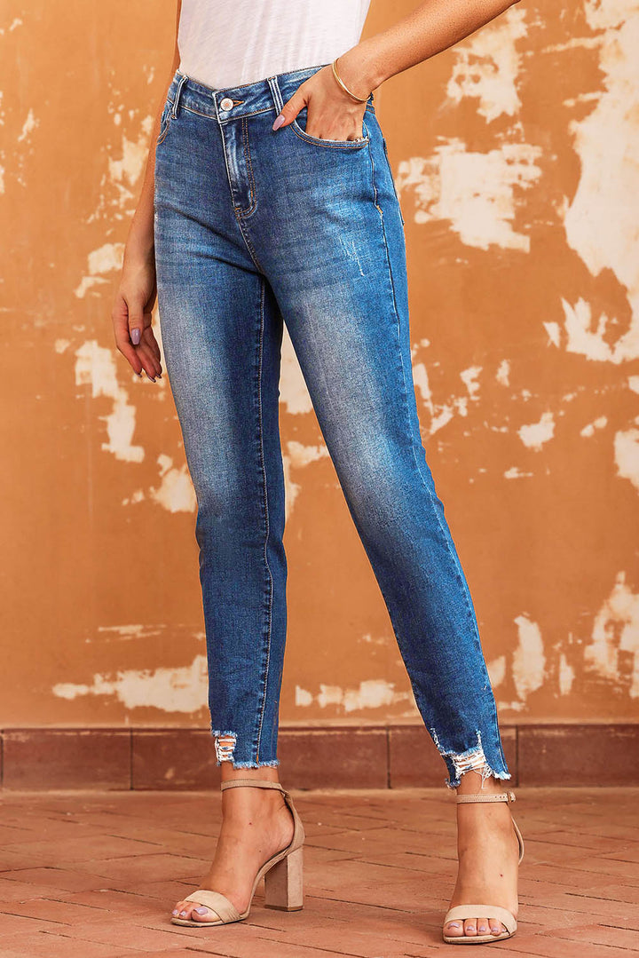 Stilla | Hem Skinny Jeans med Lommer