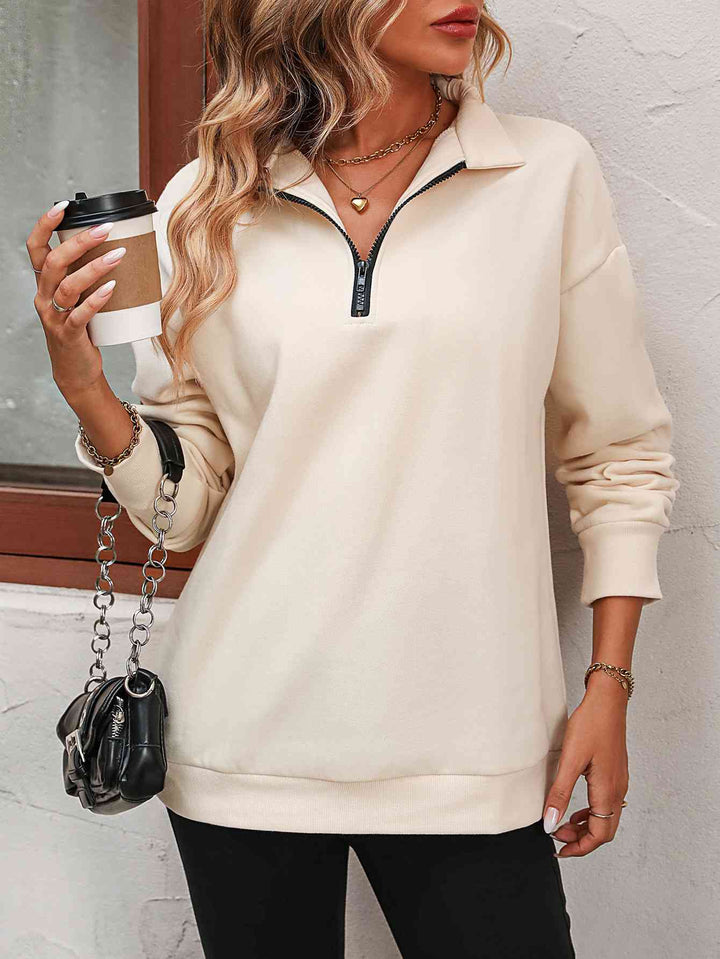 Stilla | op Droppet Skulder Sweatshirt