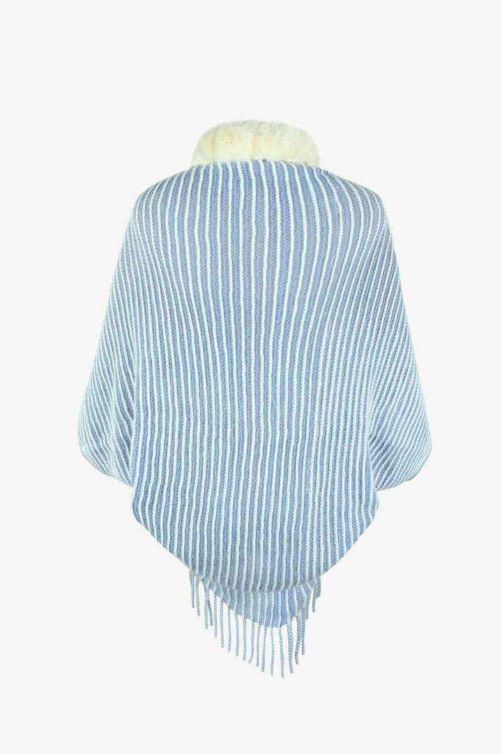 Stilla | Åben Front Frynse Poncho