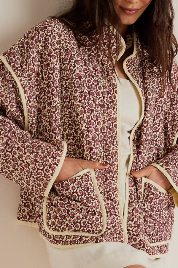Stilla | Print Tynd Taske Cardigan Jakke