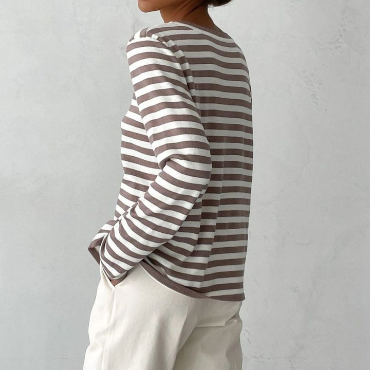 Stilla | Elegant Stribet Sweater