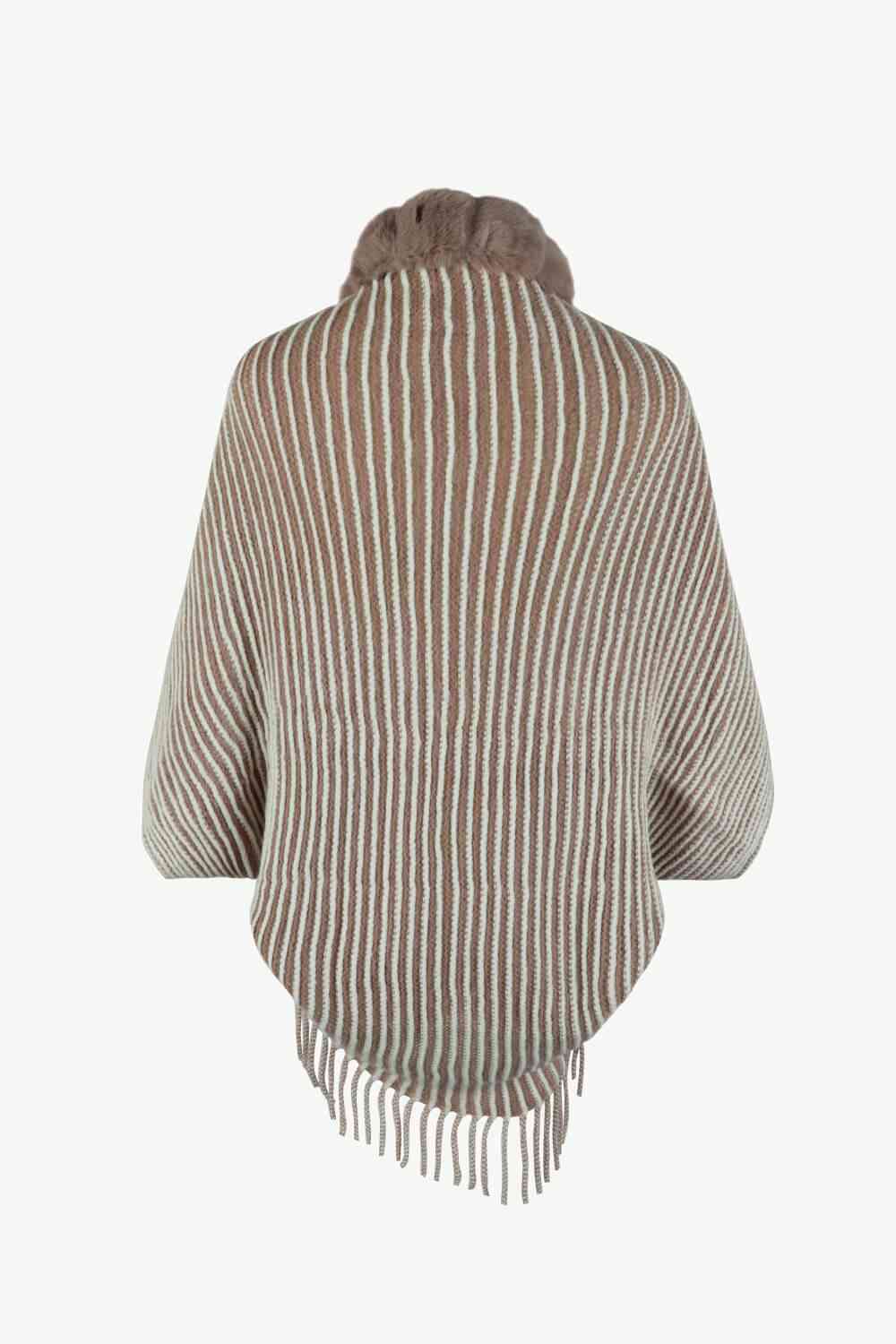 Stilla | Åben Front Frynse Poncho