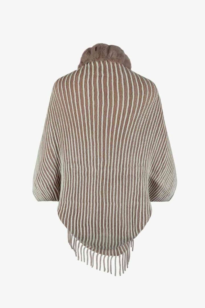 Stilla | Åben Front Frynse Poncho
