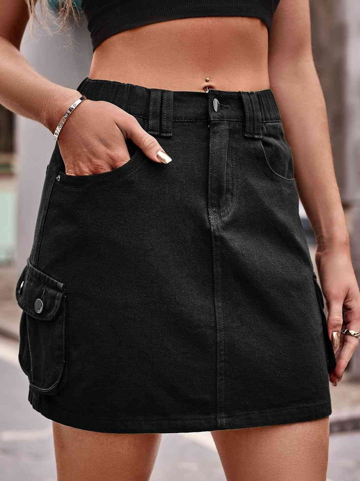 Stilla | Mini Skirt Med Lommer