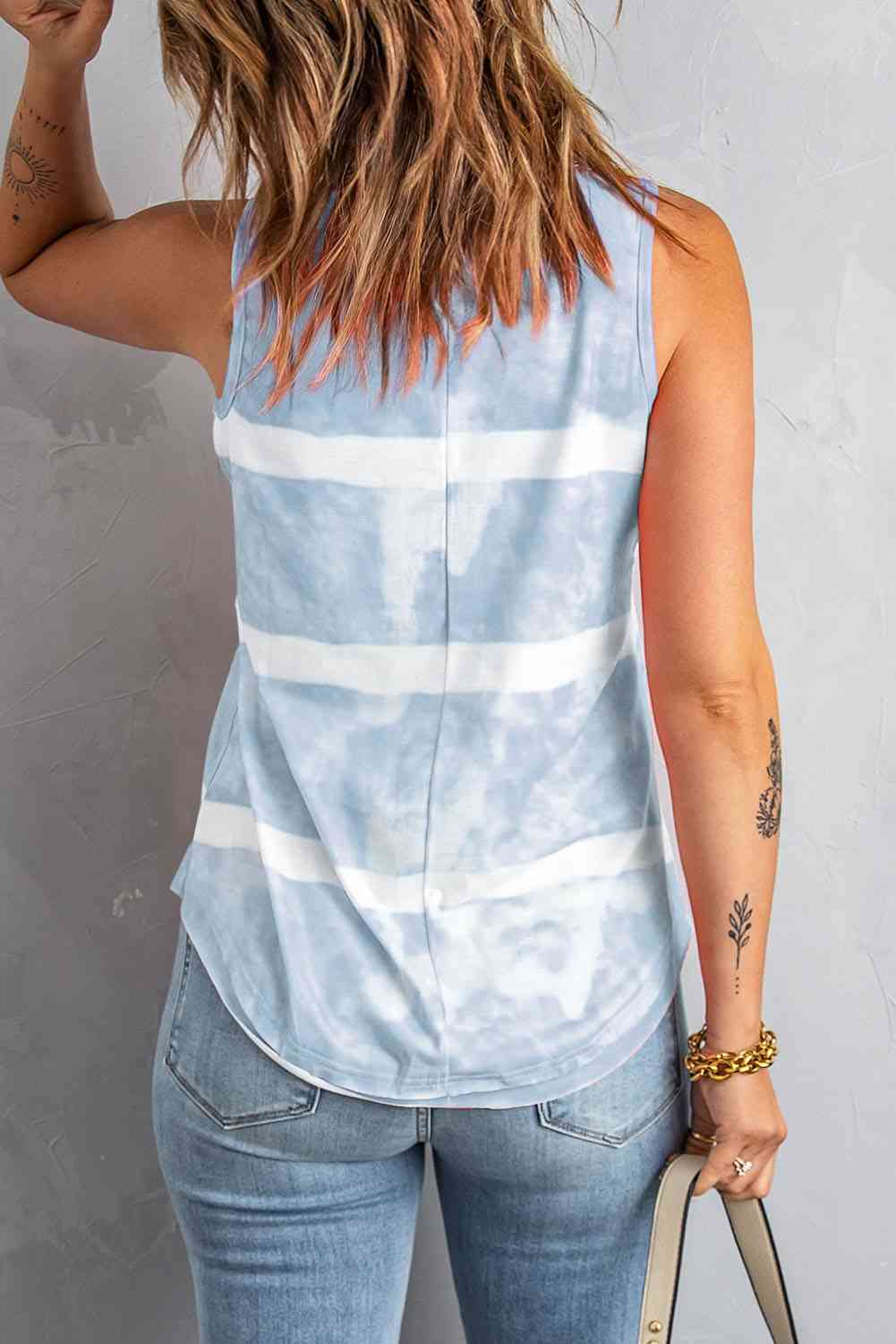 Stilla | Farv Scoop Neck Henley Tank