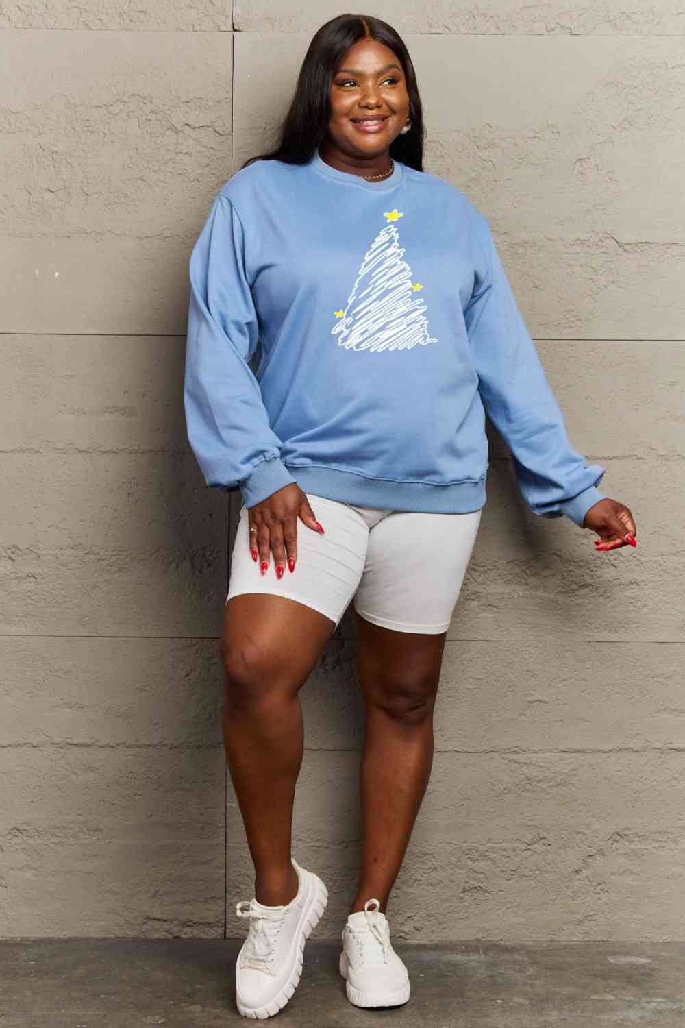 Stilla | Love Full Size Graphic Sweatshirt