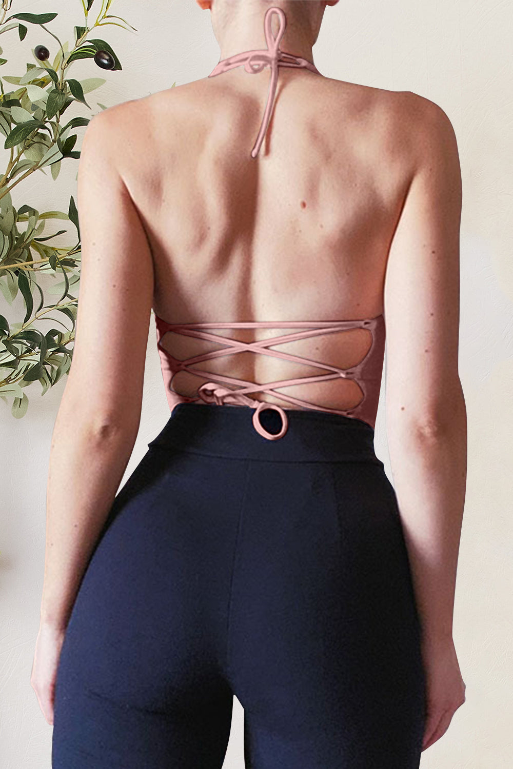 Stilla | Snøre Halterneck Cami