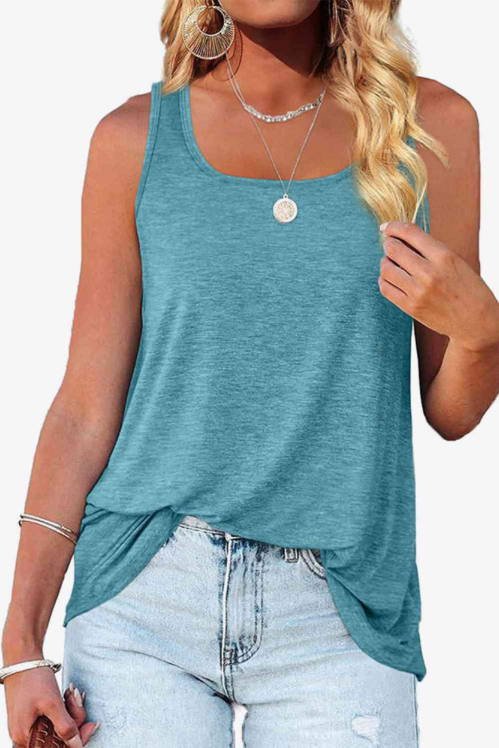 Stilla | Hem Square Neck Tank