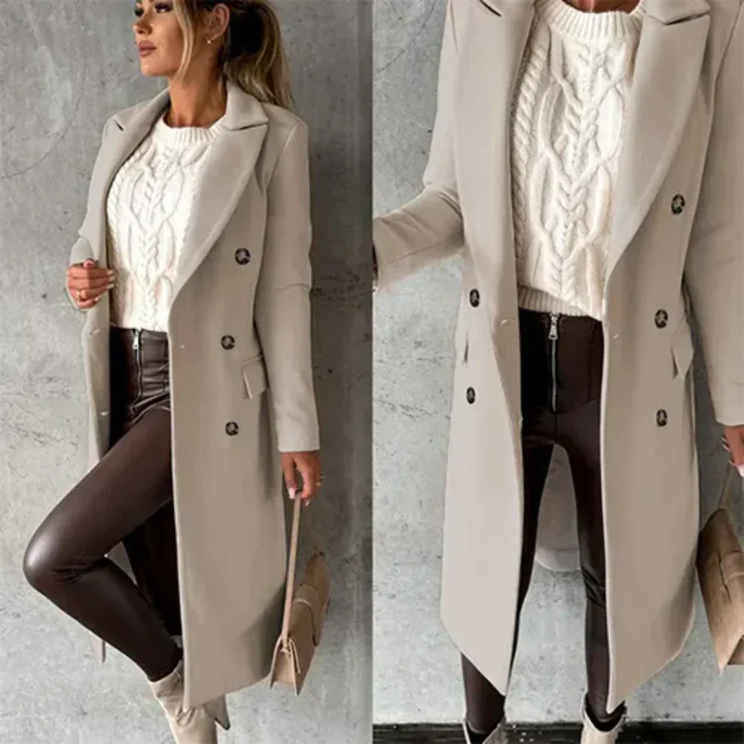 Stilla | Damens Varm Trench Coat Vinter