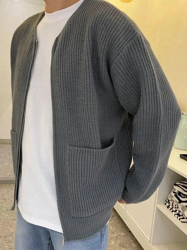 Stilla | Faulenzer stil herre strikjakke pullover