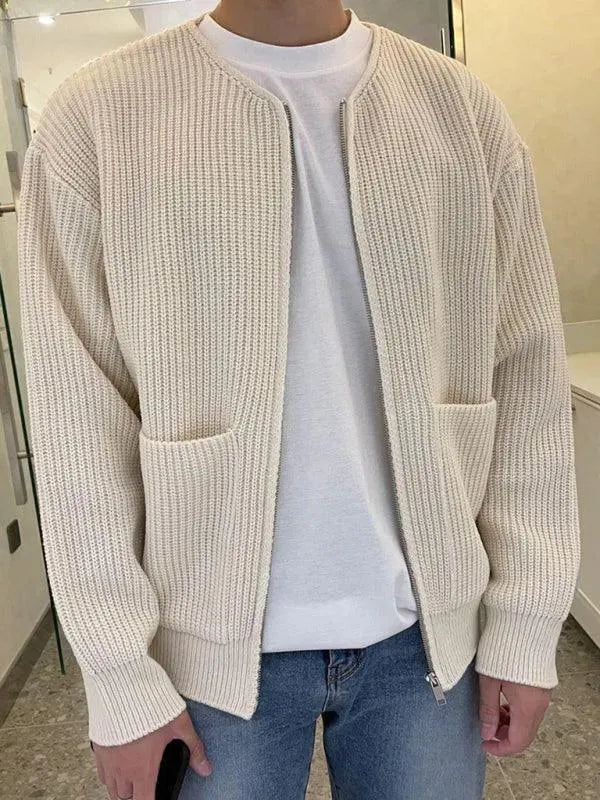 Stilla | Faulenzer stil herre strikjakke pullover