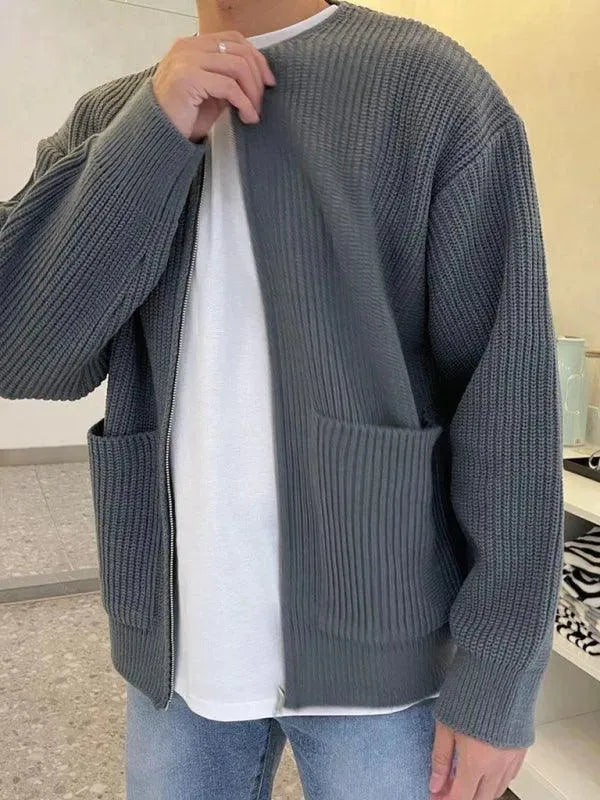 Stilla | Faulenzer stil herre strikjakke pullover