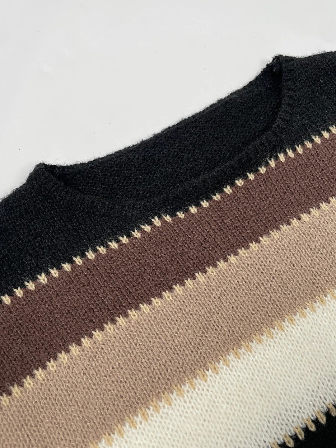 Stilla | Stribet Strik Sweater
